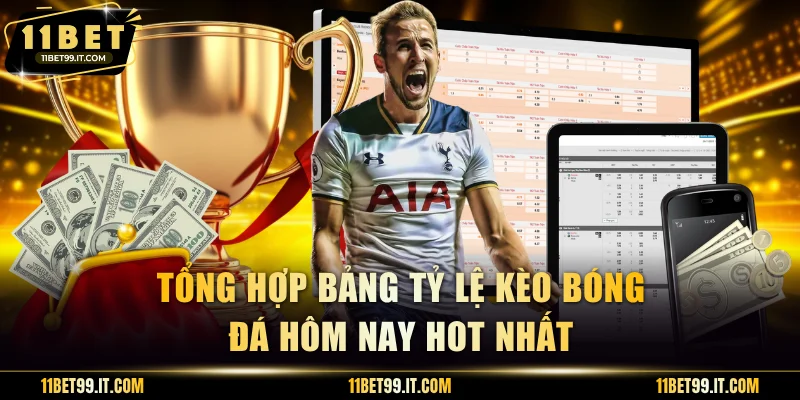 Tổng hợp bảng tỷ lệ kèo bóng đá hôm nay hot nhất