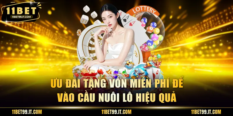 Ưu đãi tặng vốn miễn phí để vào cầu nuôi lô hiệu quả